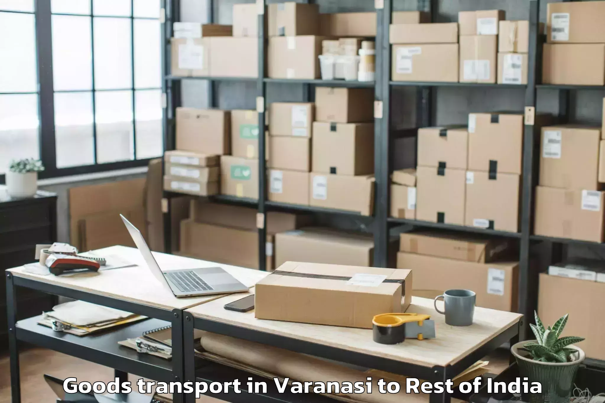 Comprehensive Varanasi to Mutharam Goods Transport